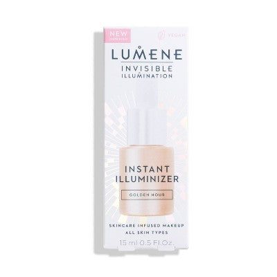 Lumene Invisible Illumination Instant Illuminizer Golden Hour 0.5 fl oz - New This is Beauty US