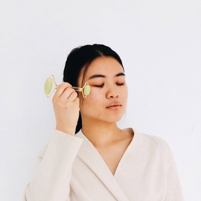 Mei Apothecary Jade Facial Roller Beauty Tool 1ct - New This is Beauty US