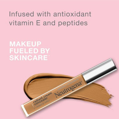 Neutrogena Healthy Skin Radiant Cream Concealer with Peptides + Antioxidants Toffee Medium 03 0.24oz - Imperfect Container This is Beauty US
