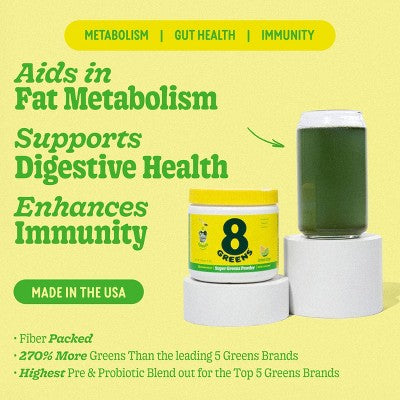 8Greens Super Greens Powder 175g - New This is Beauty US