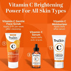TruSkin Vitamin C Brightening Gentle Face Scrub 4oz - New This is Beauty US
