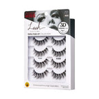 KISS Products Lash Couture 3D Volume False Eyelashes Robe 4ct - New This is Beauty US