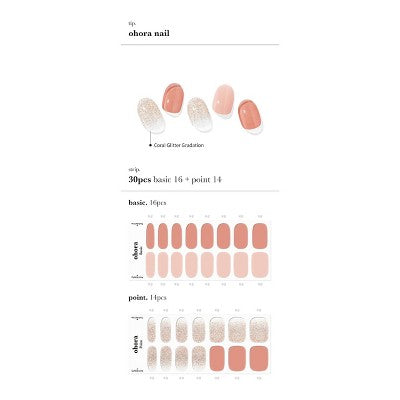 Ohora Gel Design Line Nail Art Lovesome 30ct - New This is Beauty US