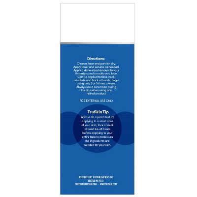 TruSkin Retinol Moisturizer for Face 2 fl oz - New This is Beauty US