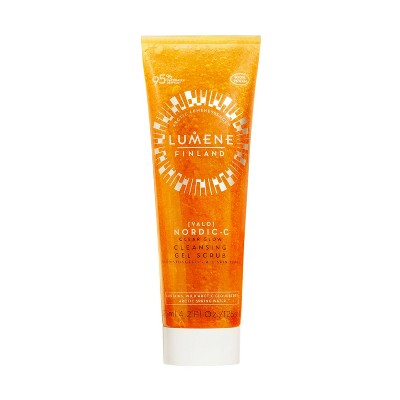 Lumene Valo Clear Glow Cleansing Gel Scrub with Vitamin C 4.2 fl oz - New This is Beauty US