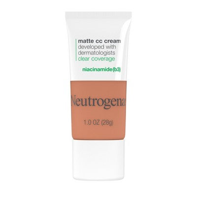 Neutrogena Clear Coverage Flawless Matte Color Correcting Cream, Full-Coverage 7.5 Ginger - New This is Beauty US
