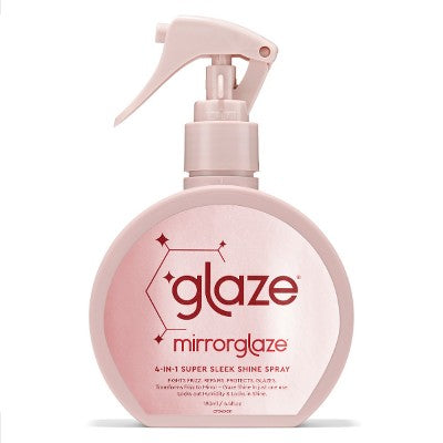Glaze MirrorGlaze 4-in-1 Super Sleek Anti-Frizz Shine Spray with Heat Protector 6.4 fl oz - New This is Beauty US