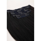 Curlkalon Blow Out Straight 12 inch Clip-In Natural Black Hair Extensions 9ct - Imperfect Box This is Beauty US