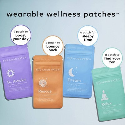 The Good Patch The Essentials Plant-Based Vegan Wellness Patch 12ct - New This is Beauty US