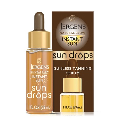 Jergens Natural Glow Instant Sun Drops Tanners 1 fl oz - New This is Beauty US