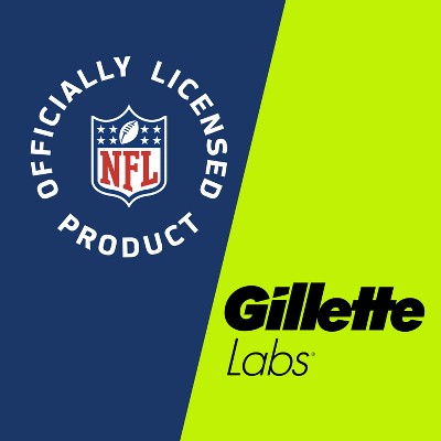 Gillette Labs Mens Special NFL Bengals Edition Shaving Razor with 4 Refills and Magnetic Stand - New This is Beauty US