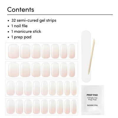 Dashing Diva Glaze Semi-Cured Gel Nail Polish Strips Luxe Expensive 32ct - New This is Beauty US