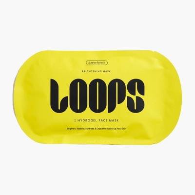 LOOPS Glow Gang Facial Mask 3ct/1.18oz - New This is Beauty US