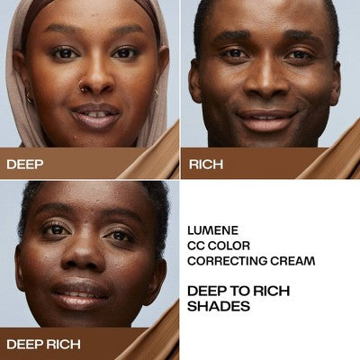 Lumene CC Color Correcting Cream 9 Deep Rich 1 fl oz - New This is Beauty US