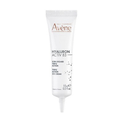 Avene Hyaluron Activ B3 Triple Action Eye Cream with Hyaluronic Acid & Niacinamide 0.5 fl oz - New This is Beauty US
