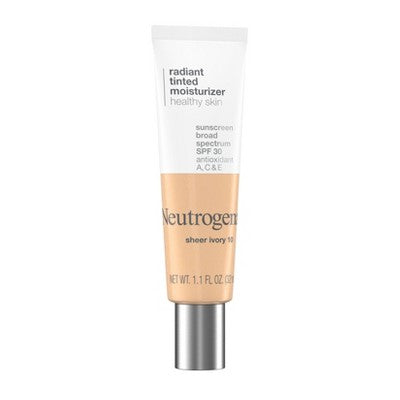 Neutrogena Healthy Skin Radiant Tinted Facial Lightweight Moisturizer with Vitamins A, C, & E, SPF 25 Sheer Fair 20 1.1 fl oz - Imperfect Container This is Beauty US