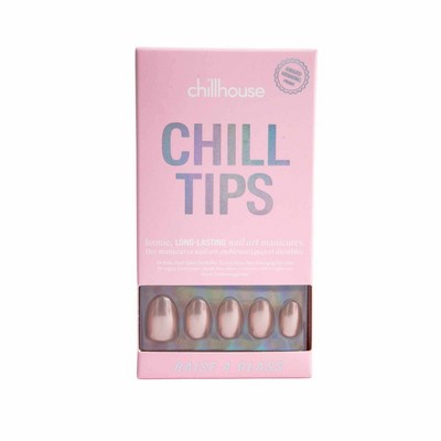 Chillhouse Chill Tips Press-On Fake Nails - Raise a Glass 24ct - New This is Beauty US