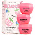 Grace & Stella Nourishing Berry Lip Mask 0.7oz/3ct - New This is Beauty US