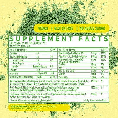 8Greens Super Greens Powder 175g - New This is Beauty US