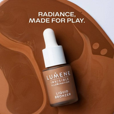 Lumene Invisible Illumination Liquid Bronzer Deep Glow 0.5 fl oz - New This is Beauty US