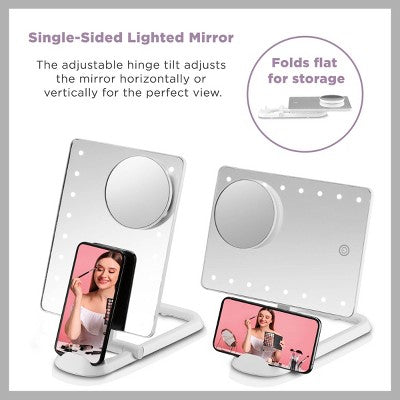 Conair LED Hollywood Lighted Social Media Makeup Mirror White - Imperfect Box This is Beauty US