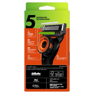 Gillette Labs Mens Special NFL Bengals Edition Shaving Razor with 4 Refills and Magnetic Stand - New This is Beauty US