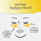 derma e Vitamin C Bright Eyes Hydro Gel Patches 60ct - New This is Beauty US