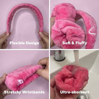 MakeUp Eraser Drip Eraser Head Band/Wrist Guards 3ct - New This is Beauty US