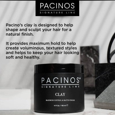 PACINOS Matte Clay 4oz - New This is Beauty US