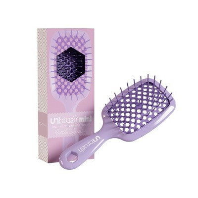UNbrush Mini Pastel Detangling Hair Brush Lilac Light Purple - New This is Beauty US