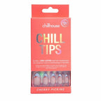 Chillhouse Chill Tips Press-On Fake Nails Cherry Picking 24ct - New This is Beauty US