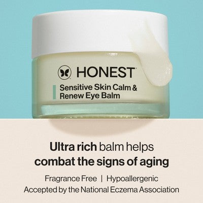 Honest Beauty Calm & Renew Melting Eye Balm with Calming Phyto-Blend 0.5oz - New This is Beauty US