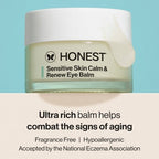 Honest Beauty Calm & Renew Melting Eye Balm with Calming Phyto-Blend 0.5oz - New This is Beauty US