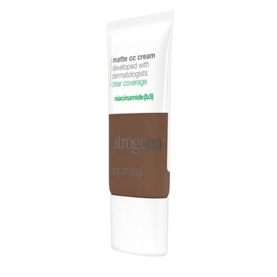 Neutrogena Clear Coverage Flawless Matte Color Correcting Cream, Full-Coverage 9.5 Truffle - New This is Beauty US