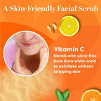 TruSkin Vitamin C Brightening Gentle Face Scrub 4oz - New This is Beauty US