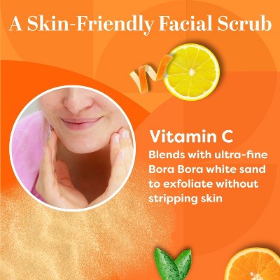 TruSkin Vitamin C Brightening Gentle Face Scrub 4oz - New This is Beauty US