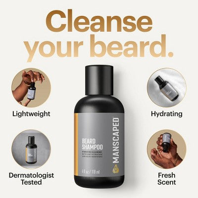 Manscaped Beard Shampoo 4 fl oz - New This is Beauty US