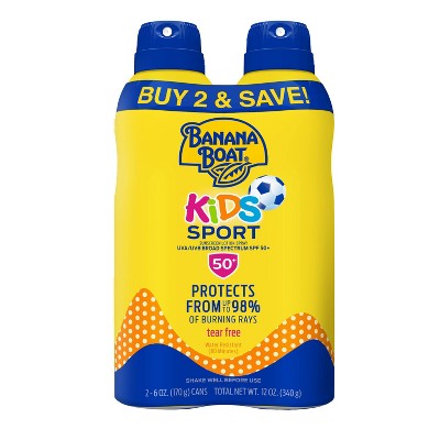 Banana Boat Kids's Sunscreen 12oz/2ct - New This is Beauty US