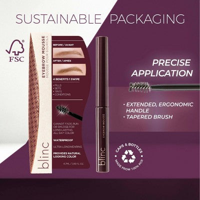 Blinc Eyebrow Mousse Auburn 0.158 fl oz - New This is Beauty US