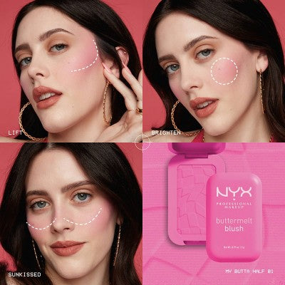 NYX Professional Makeup Buttermelt Blush All The Butta 0.17oz - New This is Beauty US