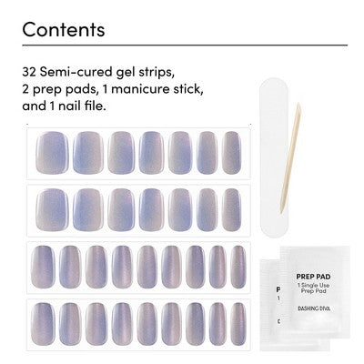 Dashing Diva Glaze Semi-Cured Gel Nail Polish Strips Baila con Fuego 32ct - New This is Beauty US