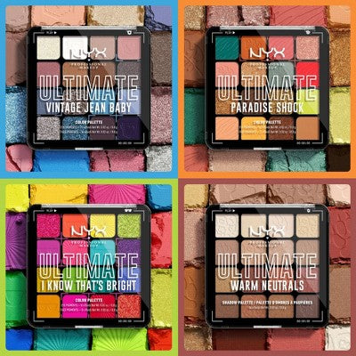 NYX Professional Makeup Ultimate Eyeshadow Palette  0.32 oz - Imperfect Container This is Beauty US
