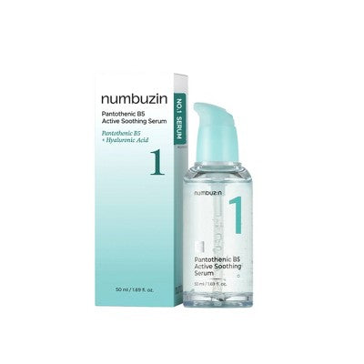 numbuzin No.1 Pantothenic B5 Active Soothing Serum 1.69 fl oz - New This is Beauty US