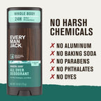 Every Man Jack All Over Solid Deodorant Coastal Surf 2.6oz - New This is Beauty US