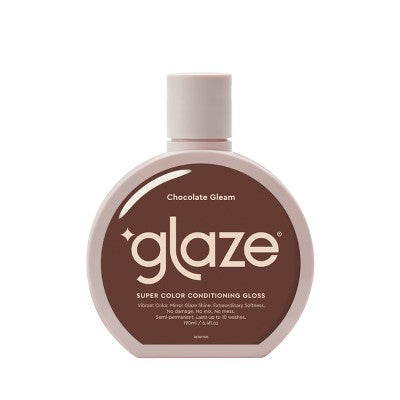 Glaze SuperGloss Color Conditioning Hair Gloss Chocolate Gleam Brown 6.4 fl oz - New This is Beauty US
