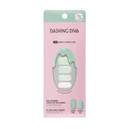 Dashing Diva Glaze Semi-Cured Gel Nail Polish Strips Emerald Marble 32ct - New This is Beauty US