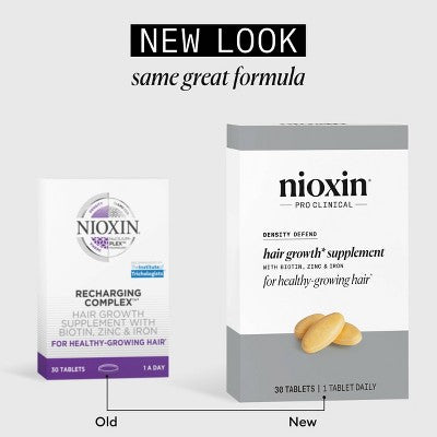 Nioxin Recharging Complex Hair Growth Vitamin - 2.4oz/30ct This is Beauty US