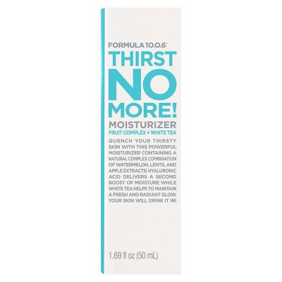 Formula 10.0.6 Thirst No More Moisturizer 1.69 fl oz - New This is Beauty US