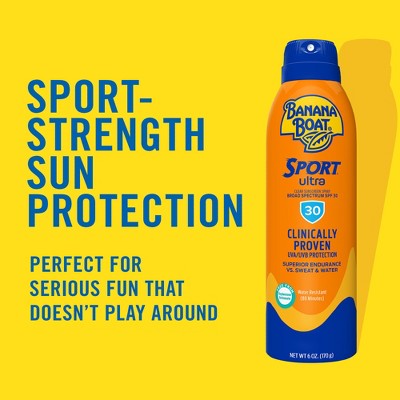 Banana Boat Ultra Sport Clear Sunscreen Spray SPF 30 9.5oz - Imperfect Container This is Beauty US