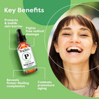 TruSkin Peptide Facial Serum with Vitamin B5 and Green Tea 1 fl oz - New This is Beauty US